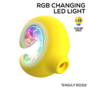 ESTIMULADOR CLITORIANO MANDY COM SUCÇÃO E LUZ LED