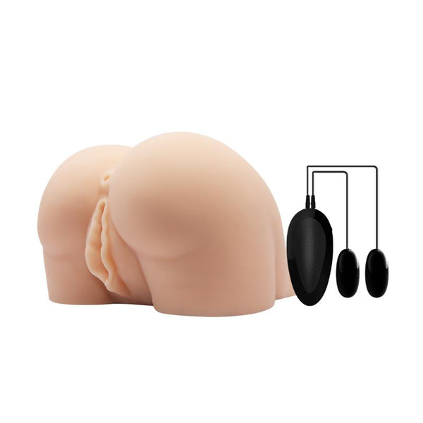 MASTURBADOR DOUBLE VAGINA E ÂNUS COM VIBRAÇÃO