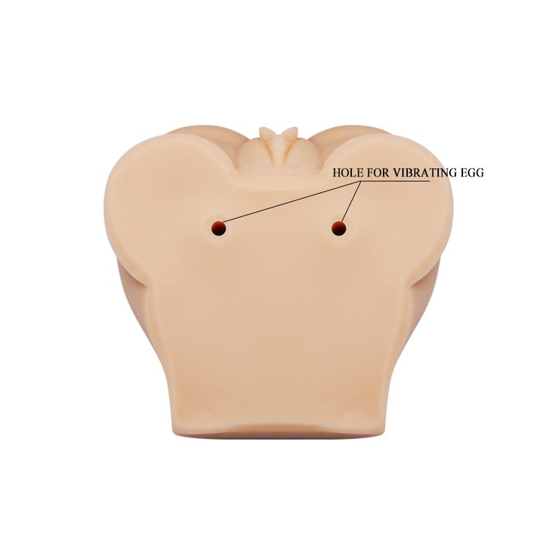 MASTURBADOR DOUBLE VAGINA E ÂNUS COM VIBRAÇÃO