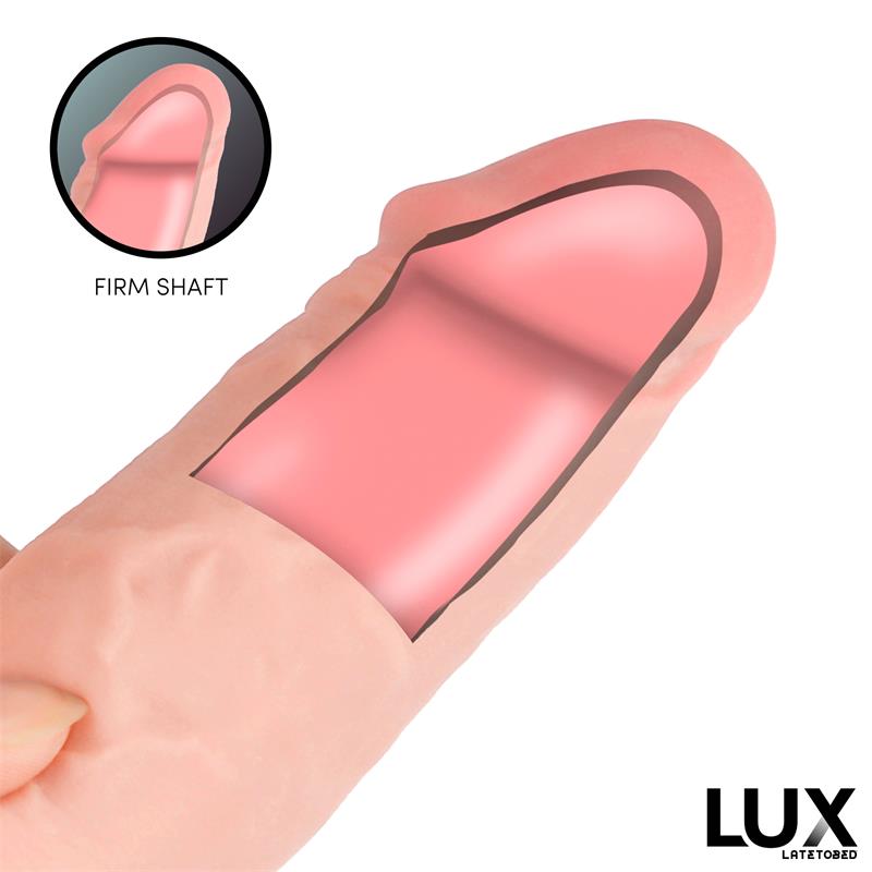 DILDO MAX TRIPLA DENSIDADE COM TESTÍCULOS 8.2"