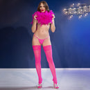 MEIAS DE LIGAS CR-4884 ROSA CHILIROSE TAM. ÚNICO