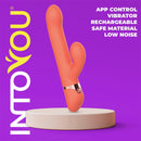 VIBRADOR MINDY COM APP INTOYOU COM ANEL DE BOLA PARA CIMA E PARA BAIXO E PULSAÇÃO