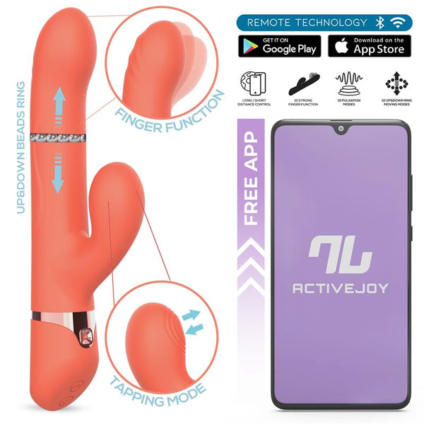 VIBRADOR MINDY COM APP INTOYOU COM ANEL DE BOLA PARA CIMA E PARA BAIXO E PULSAÇÃO