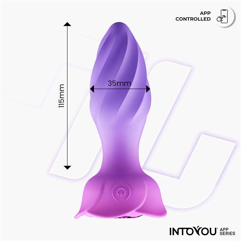 PLUG ANAL MOXY COM ROTAÇÃO 360.º E APP