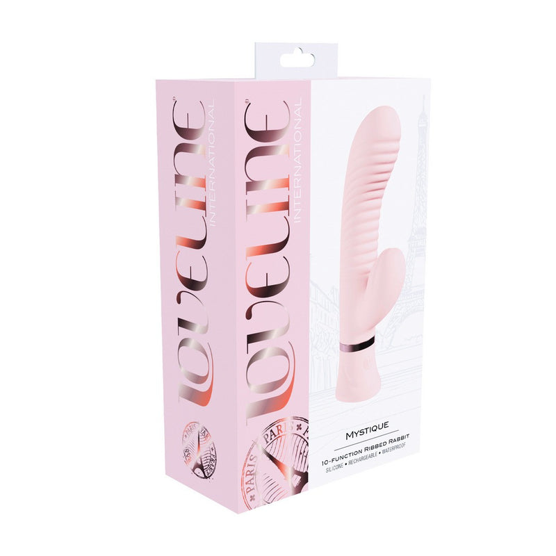VIBRADOR COELHO ESTRIADO MYSTIQUE- ROSA