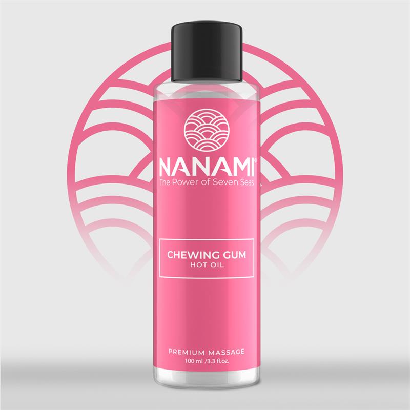 NANAMI ÓLEO DE MASSAGEM EFEITO DE CALOR AROMA A CHICLETE 100ML