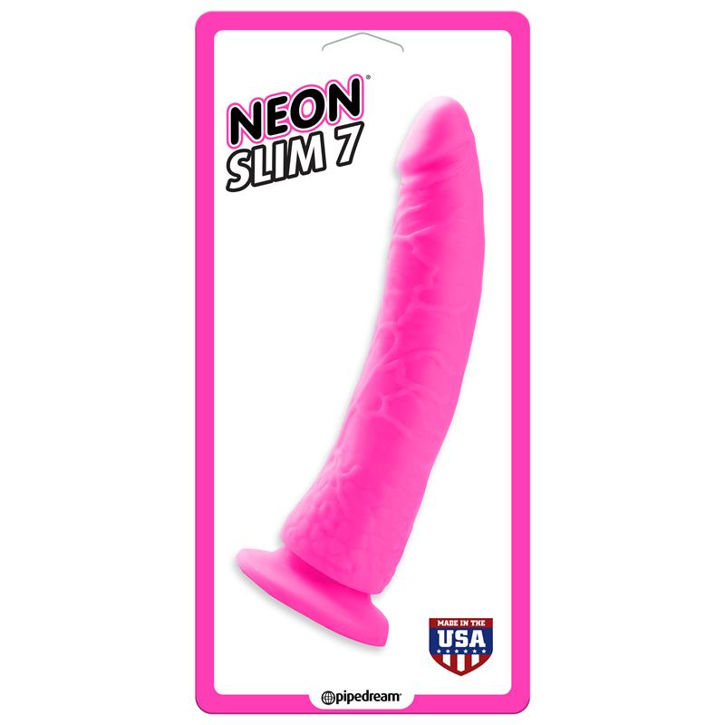 DILDO GELATINOSO NEON SLIM 7