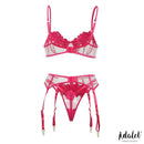 CONJUNTO NORA RENDADO ROSA