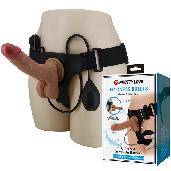 STRAP-ON OHER COM EJACULAÇÃO E VIBRAÇÃO