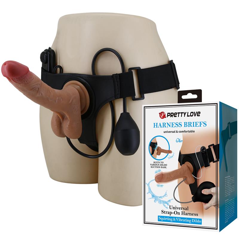 STRAP-ON OHER COM EJACULAÇÃO E VIBRAÇÃO