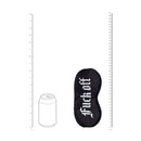 VENDA PRINTED SATIN PRETA OUCH!