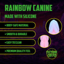 PLUG ANAL MONSTER EM SILICONE RAINBOW CANINE RAINBOW