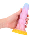 PLUG ANAL MONSTER EM SILICONE RAINBOW CANINE RAINBOW