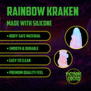 PLUG ANAL MONSTER EM SILICONE RAINBOW KRAKEN RAINBOW