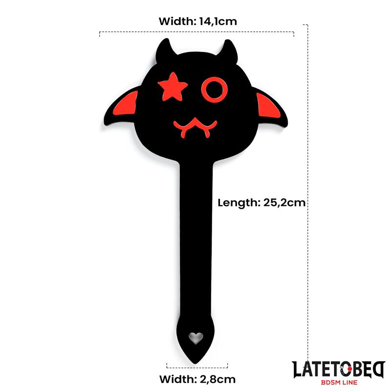 PALMATÓRIA EM FORMA DE DIABO ATREVIDO