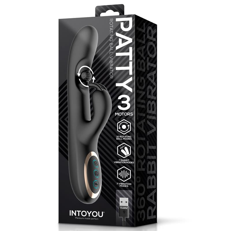 VIBRADOR PATTY COM BOLA ROTATIVA  360º