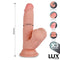 DILDO PAUL TRIPLA DENSIDADE COM TESTÍCULOS OSCILANTES 8.2"