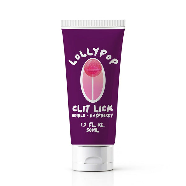 GEL PARA SEXO ORAL COM SABOR A FRAMBOESA LOLLYPOP CLIT LICK 1.7 FL OZ/ 50 ML