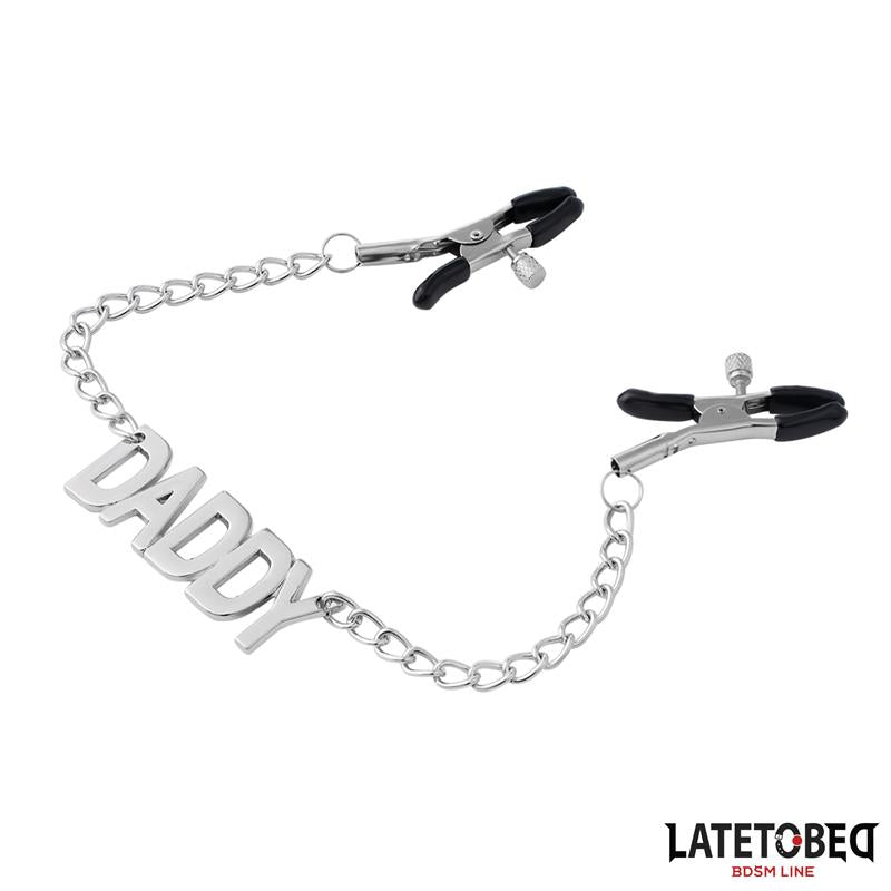 PINÇAS PARA MAMILOS DADDY COM CORRENTE