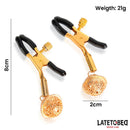 PINÇAS PARA MAMILOS COM GUIZOS ORNAMENTADOS