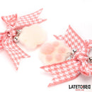 PINÇAS PARA MAMILOS COM POMPOM DE PATINHA