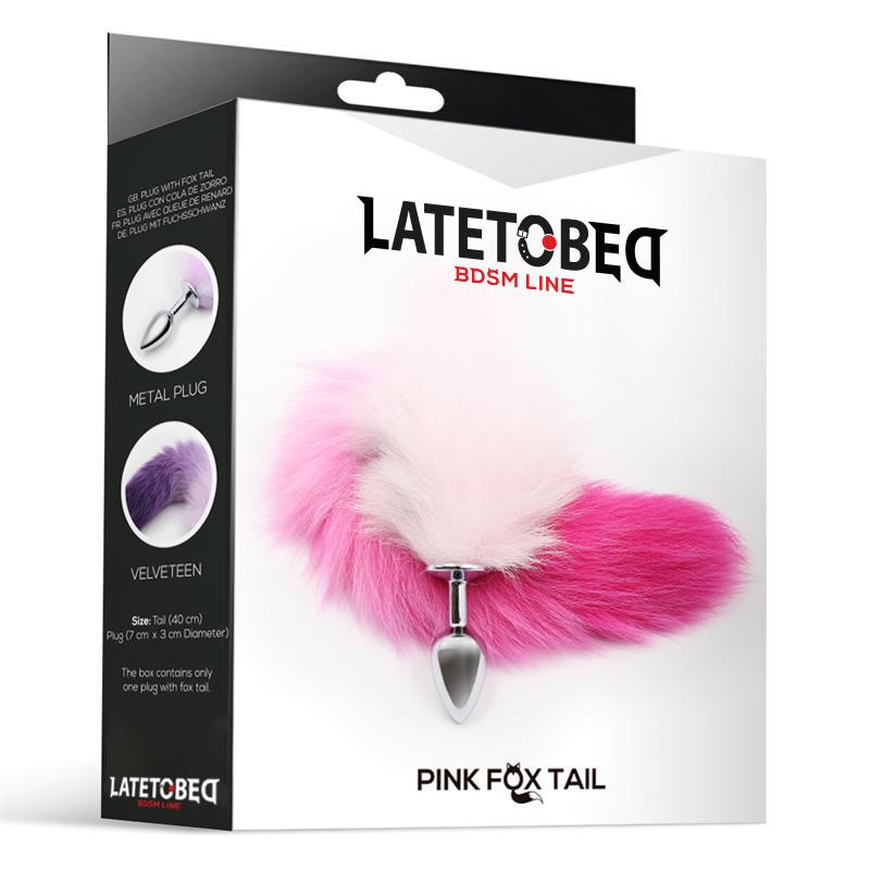 PLUG ANAL METLICO COM CAUDA ROSA CLARO E ROSA CHOQUE Erosfarma PLUG ANAL METLICO COM CAUDA ROSA CLARO E ROSA CHOQUE Erosfarma