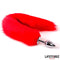 PLUG ANAL PRATEADO COM CAUDA COMPRIDA 40CM