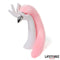 PLUG ANAL PRATEADO COM CAUDA COMPRIDA 40CM