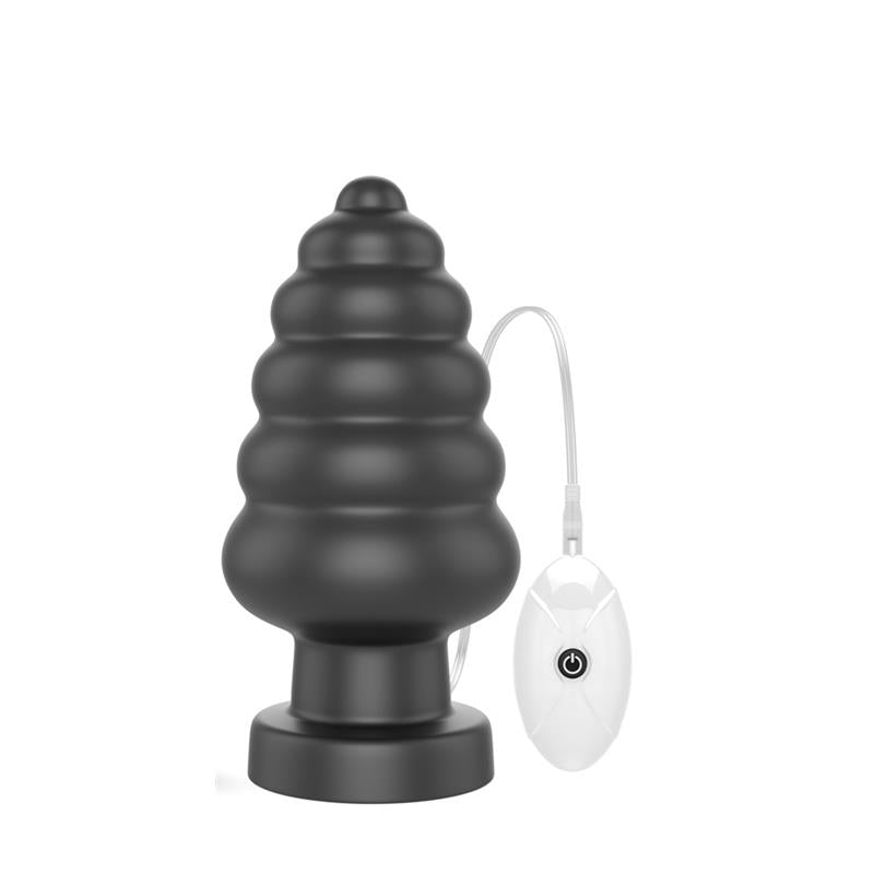 PLUG ANAL COM VIBRAÇÃO KING SIZED 7" BLACK