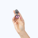 PLUG ANAL SECRET PLAY COM PEDRA CORAÇÃO TAM. S