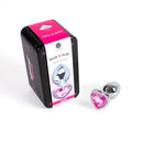 PLUG ANAL SECRET PLAY COM PEDRA CORAÇÃO TAM. S