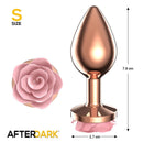 PLUG ANAL DE METAL COM ROSA COR ROSA