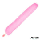 PLUG ANAL EM SILICONE DE CAUDA RAPOZA ROSA