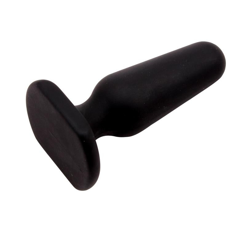 PLUG ANAL SILICONE 7.5 X 2.5 CM PRETO