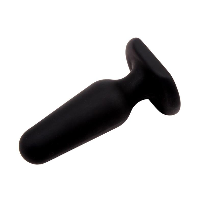 PLUG ANAL SILICONE 7.5 X 2.5 CM PRETO