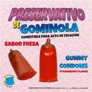 GOMAS COM FORMA DE PRESERVATIVO