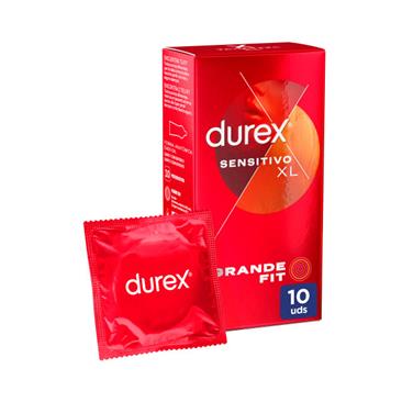 PRESERVATIVOS DUREX SENSITIVO XL - 10 UNID.