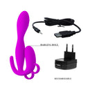 VIBRADOR PRETTYLOVE TRIPLE FLOWERY