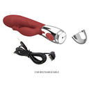 VIBRADOR RABBIT RASMUSSEN VERMELHO