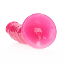 DILDO SLIM REALISTIC GLOW IN THE DARK 7 18 CM