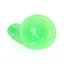DILDO SLIM REALISTIC GLOW IN THE DARK 7 18 CM