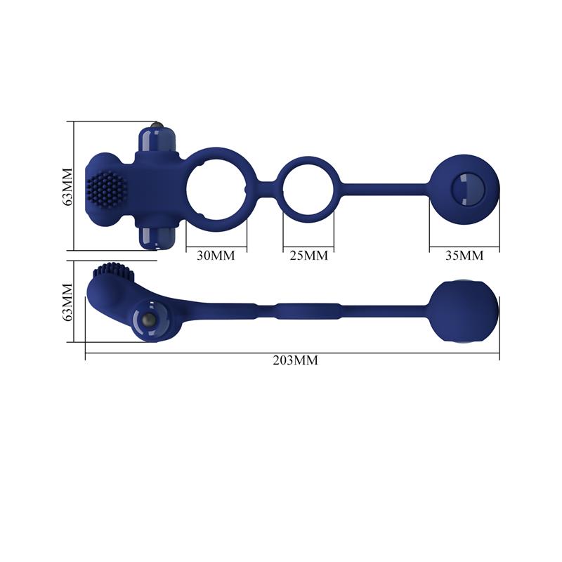 ANEL VIBRATÓRIO COM BOLA ESTIMULADORA