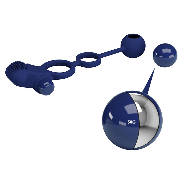 ANEL VIBRATÓRIO COM BOLA ESTIMULADORA