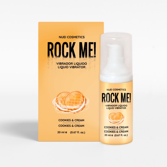 ROCK ME! VIBRADOR LÍQUIDO BISCOITO E NATA NUEI