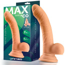 SEAN DILDO REALISTA COM TESTÍCULOS 7.5" NATURAL