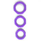 CONJUNTO DE 3 ANEIS EM SILICONE