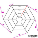 KIT DE RESTRIÇÃO PRENDER Á CAMA EM TEIA DE ARANHA