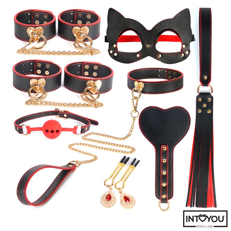 KIT BONDAGE COM 8 PEÇAS