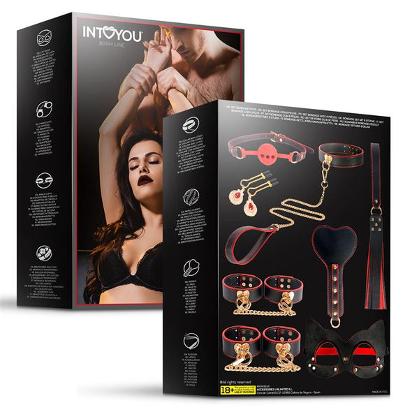 KIT BONDAGE COM 8 PEÇAS