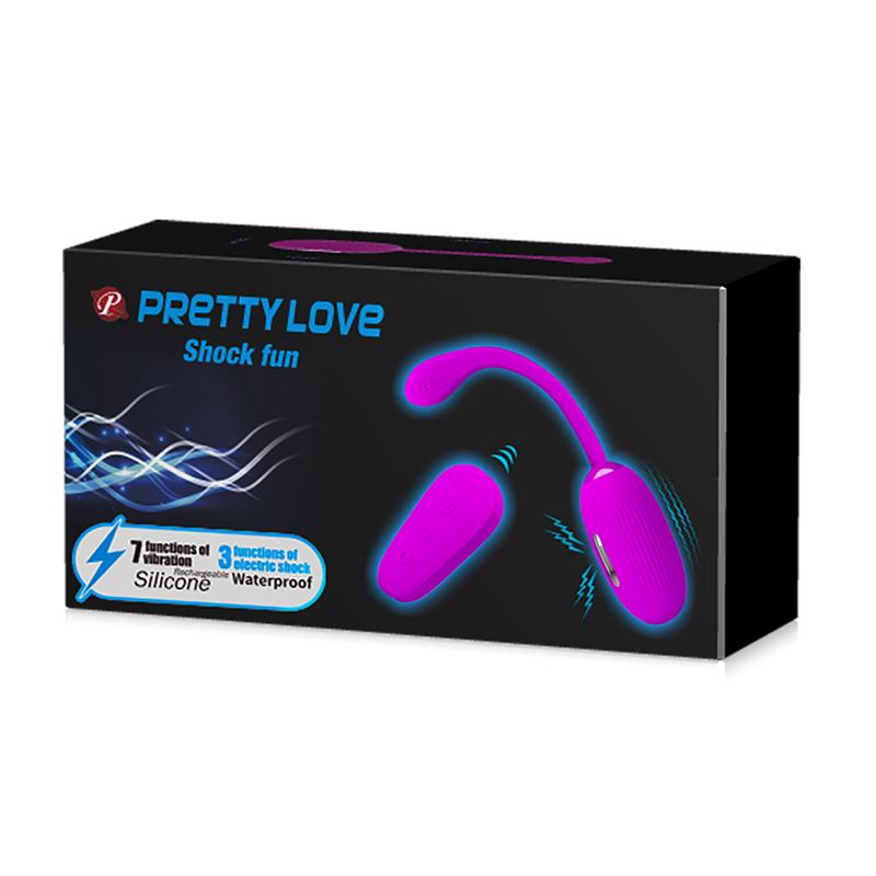 OVO VIBRATÓRIO SHOCK FUN COM CHOQUE ELETROMAGNÉTICO E COMANDO
